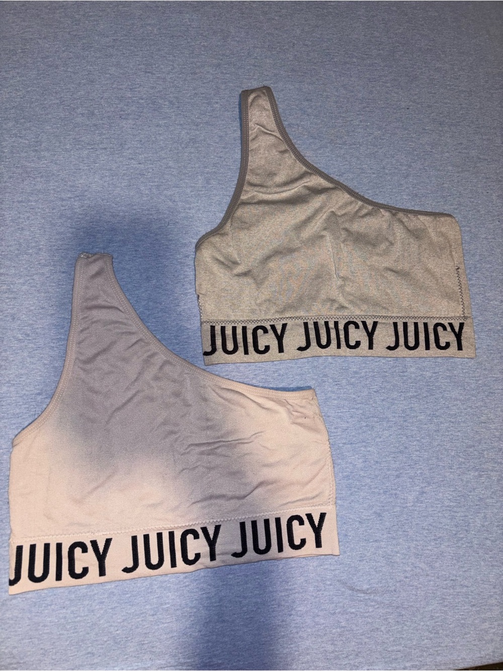 Juicy Couture One-Shoulder Bralettes